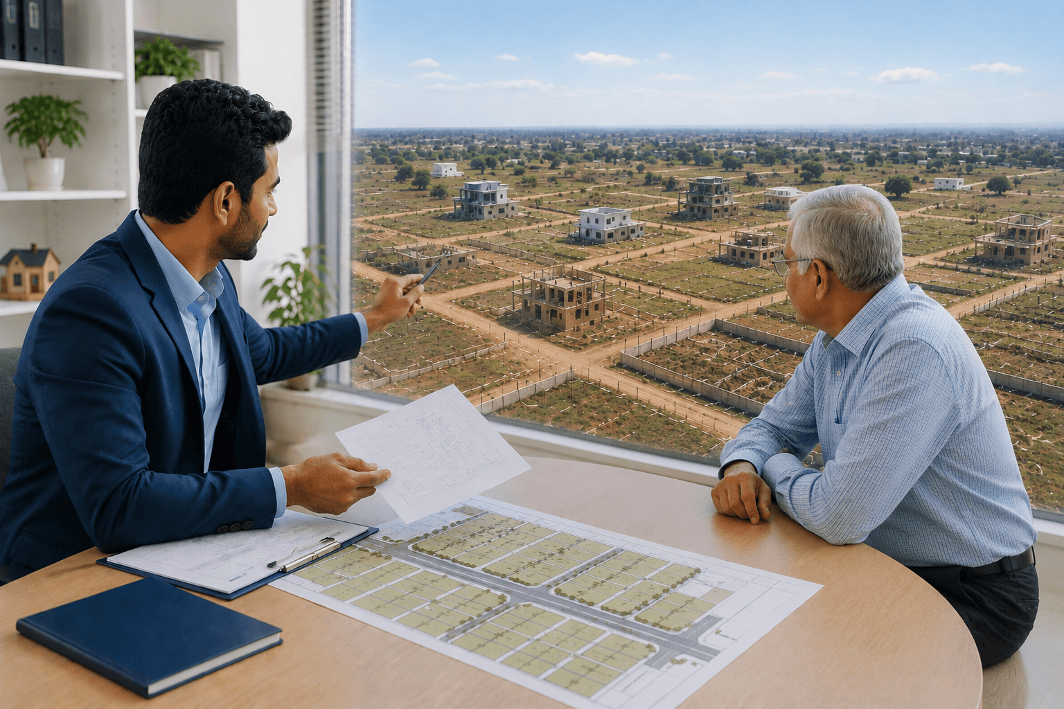 Verified plot documents and location shortlist