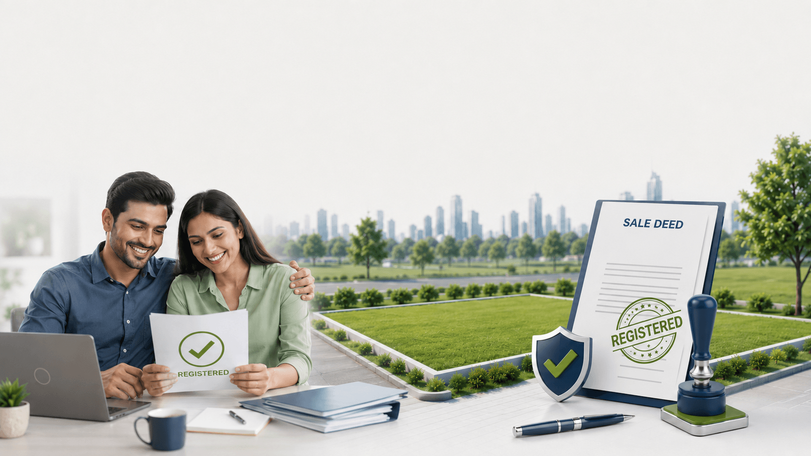 Fast and smooth plot registry process